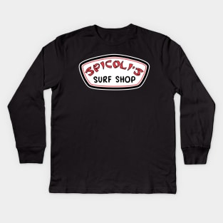 Fast Times - Spicoli's Surf Shop Kids Long Sleeve T-Shirt